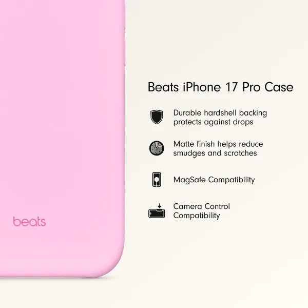 Pārvietojams Pārsegs Beats iPhone 17 Pro Rozā Apple