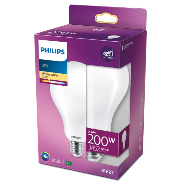 Светодиодная лампочка Philips Standard D 23 W E27 3452 Lm Ø 9,5 x 16,5 cm (2700 K)