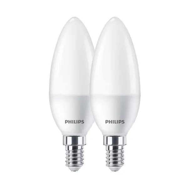 Sveces Spuldze Philips E 7 W E14 806 lm Ø 3,8 x 11,4 cm 2 gb. (4000 K)