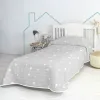 Bedspread (quilt) HappyFriday BASIC KIDS Grey 200 x 260 cm