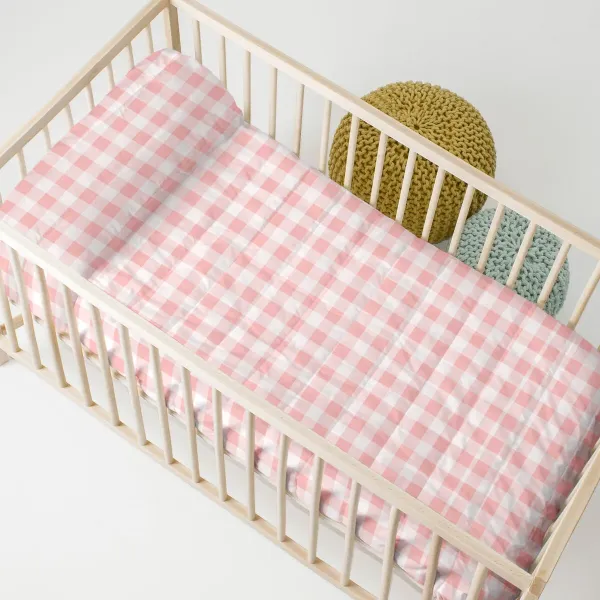 Bedspread (quilt) HappyFriday BASIC KIDS Pink 100 x 130 cm Baby Crib