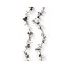 Christmas garland Lumineo Wood Pineapples Stars 1,20 m