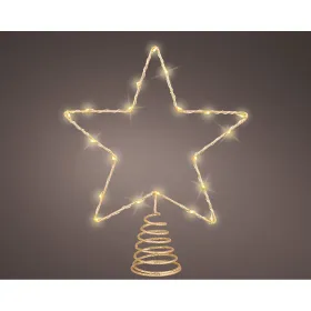 Рождественская звезда Lumineo Позолоченный Металл 27 x 22 x 5 cm