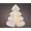 Светящееся украшение Lumineo Белый Новогодняя ёлка Ø 24 x 28 cm