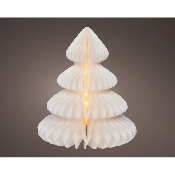 Lighting decoration Lumineo White Christmas Tree Ø 42 x 48 cm