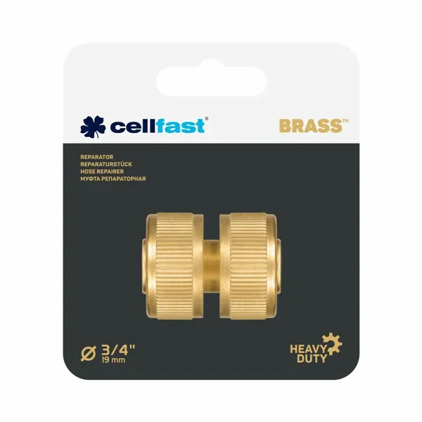 Hose Repair Joint Cellfast Ø 19 mm Brass