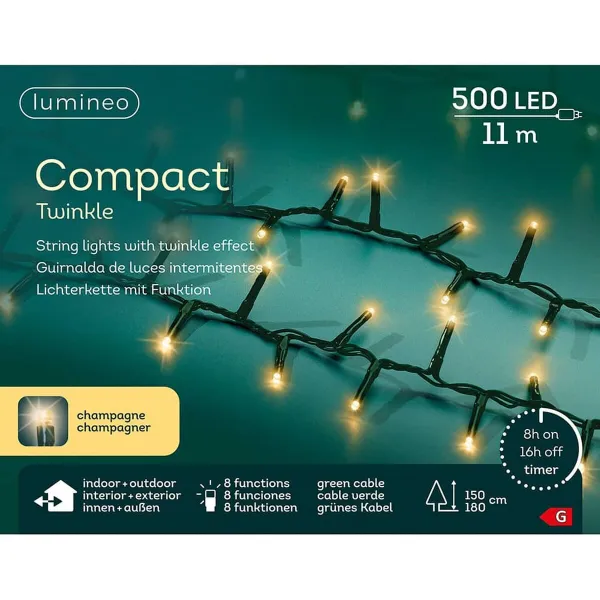 LED gaismu vītne Lumineo 11 m
