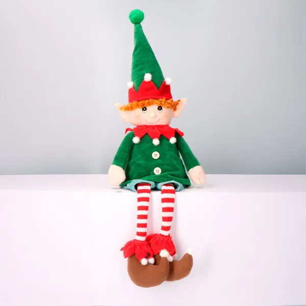 Ziemassvētku Nieciņš Decoris Elfs 22 X 11 X 60 CM