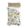 Fitted bottom sheet HappyFriday Moshi Moshi Harvestwood Multicolour 90 x 200 x 32 cm