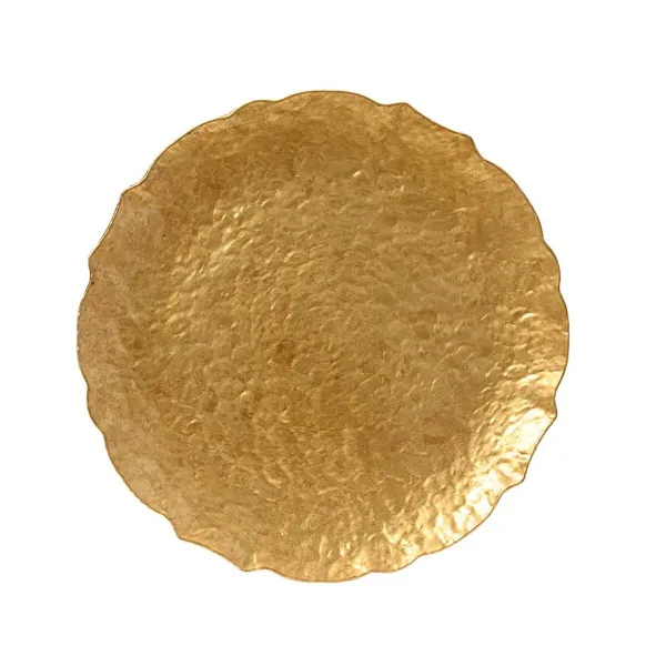 Koristelautanen Decoris Kullattu Ø 33 x 1,5 cm