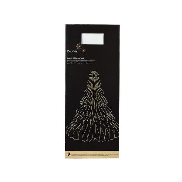 Christmas Tree Decoris White Paper Ø 48 x 60 cm