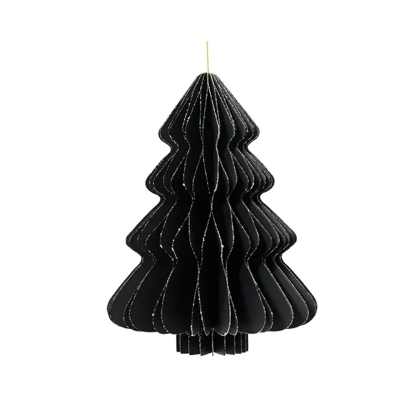 Новогодняя ёлка Decoris Чёрный бумага Ø 30 x 40 cm