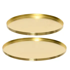 Koristelautanen Decoris Kullattu (2 osaa)