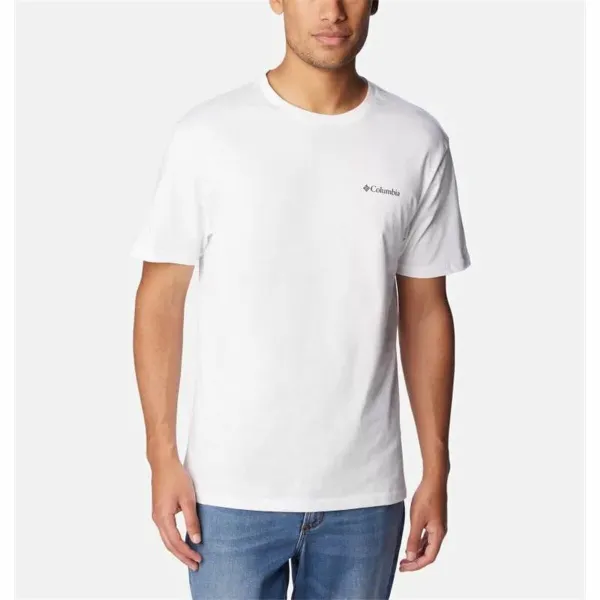 Men’s Short Sleeve T-Shirt Columbia CSC Basic Logo™ White