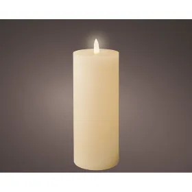 LED Kynttilä Lumineo Beige Kerma Ø 7 x 19 cm (AAA)