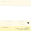 LED Žvakė Lumineo Rusvai gelsva Kreminė Ø 7 x 19 cm (AAA)
