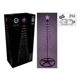 Joulupuu BASIC & CO RGB Metalli Muovinen Joulu LED