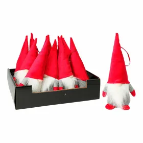 Новогоднее украшение Home & Styling Красный Серый Гном 8 x 22 cm