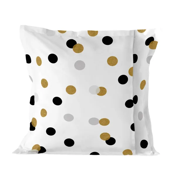 Cushion cover HappyFriday Blanc Golden Dots Multicolour 60 x 60 cm