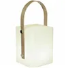 Desk lamp Lumisky Tiky 10 x 10 x 25 cm White Brown Bamboo Plastic