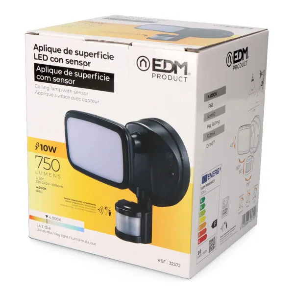 LED spotlight EDM 32572 Juoda F 10 W 750 Lm (4000 K)
