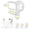 LED spotlight EDM 32572 Melns F 10 W 750 Lm (4000 K)