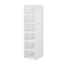 Shoe Rack Fulmo White Hard plastic 25,5 X 34,5 X 105 CM