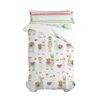 Duvet cover set HappyFriday Moshi Moshi Cute Llamas Multicolour 2 Pieces