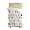 Duvet cover set HappyFriday Mr Fox Cats Multicolour 2 Pieces