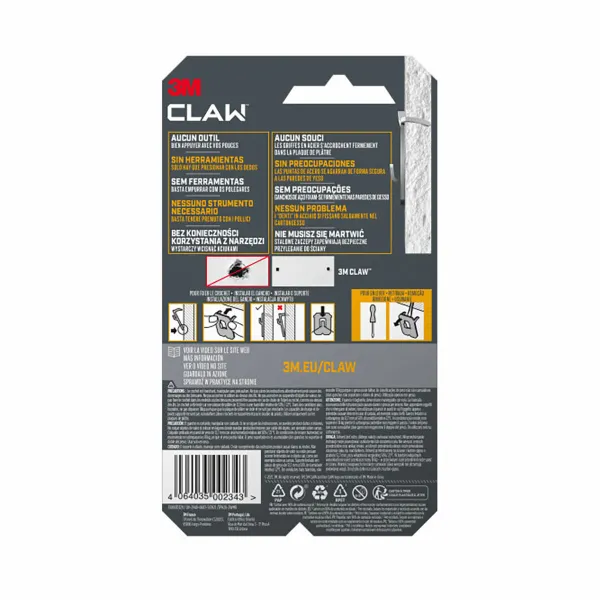 Подвесной крючок 3M 20 kg (2 штук)