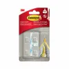 Подвесной крючок 3M Нержавеющая сталь 225 g 19 X 30 X 15 MM Серебристый (4 штук)