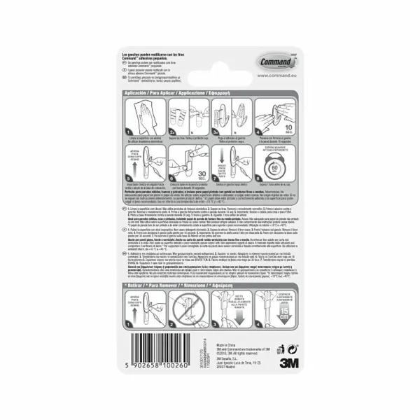 Hook for hanging up 3M 450 g White (2 Units)