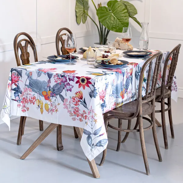 Tablecloth HappyFriday Fruit garden Multicolour 150 x 150 cm