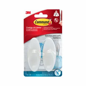 Подвесной крючок 3M 1,3 kg Белый (2 штук)