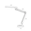 Flexo/Desk lamp Archivo 2000 Led4Stars Silver Aluminium ABS 394 Lm