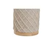 Glass Home ESPRIT Beige Resin Bamboo 7,5 x 7,5 x 10 cm