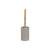 Toilet Brush Home ESPRIT Grey Natural Wood Resin 10 x 10 x 37 cm