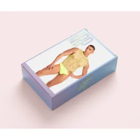Erotic Costume Rainbow Party Yellow S/M
