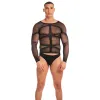 Erotic Costume Rainbow Party Black S/M