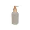 Soap Dispenser Home ESPRIT Grey Natural Wood Resin 7 x 9 x 19 cm