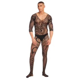 Erotic Costume Rainbow Party Black S/M