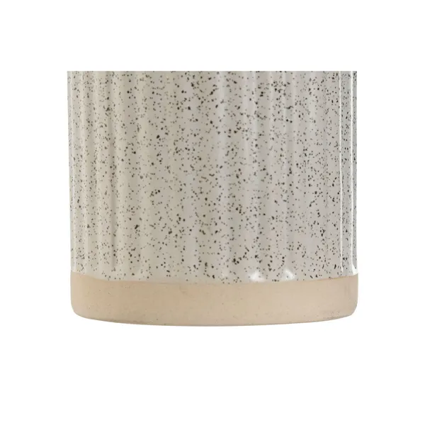 Glass Home ESPRIT Beige Golden Stoneware 7 x 7 x 10,5 cm