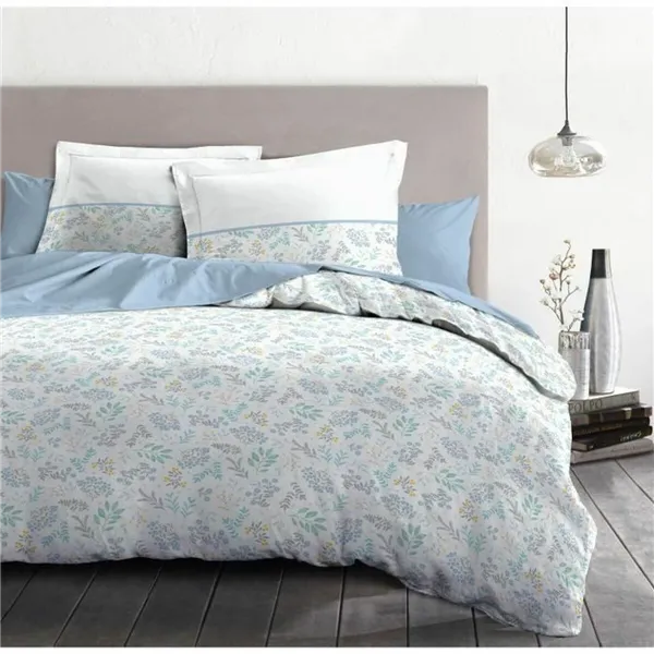 Duvet cover set HOME LINGE PASSION 220 x 240 cm Blue 3 Pieces