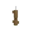 Candle Holder Home ESPRIT Brown Resin Wood 15 x 9,5 x 35 cm