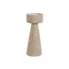 Candle Holder Home ESPRIT Beige Resin Marble 10 x 10 x 25 cm