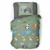 Duvet cover set Roupillon Animals 140 x 200 cm Green Khaki 2 Pieces