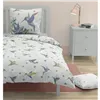 Duvet cover set Roupillon Birdie 140 x 200 cm Blue 2 Pieces