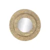 Wall mirror Home ESPRIT Golden Metal Crystal Modern 78 x 4,5 x 78 cm