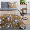 Duvet cover set TODAY Brown 220 x 240 cm 3 Pieces