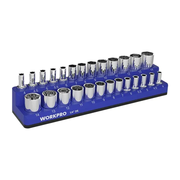 Työkalujärjestelijä Workpro 23,5 x 5,4 x 3,5 cm Metalli